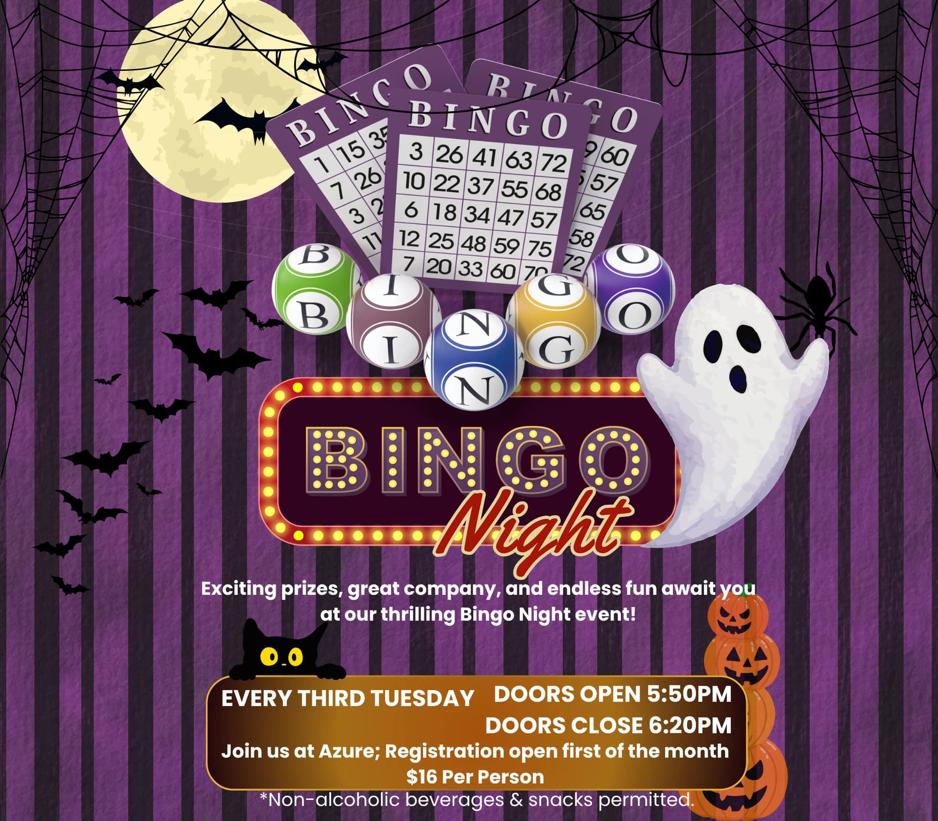 Bingo Night — original club flyer
